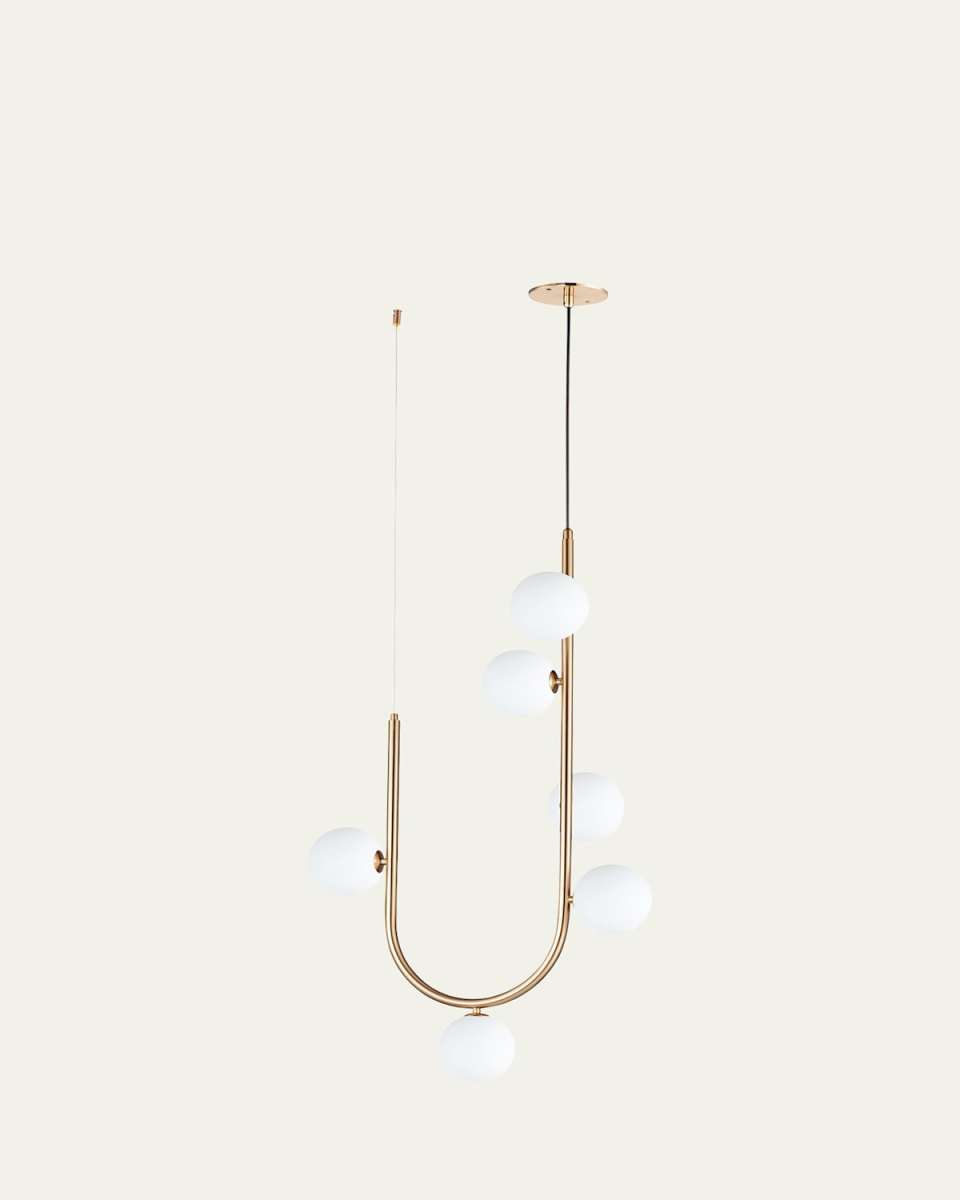 Nina Magon Design from Studio M Contour 6-Light Cord Hung Pendant 3000K
